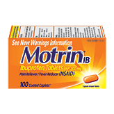 Motrin Ib pain reliever/fever reducer, ibuprofen tablets usp, 200 mg Full-Size Picture